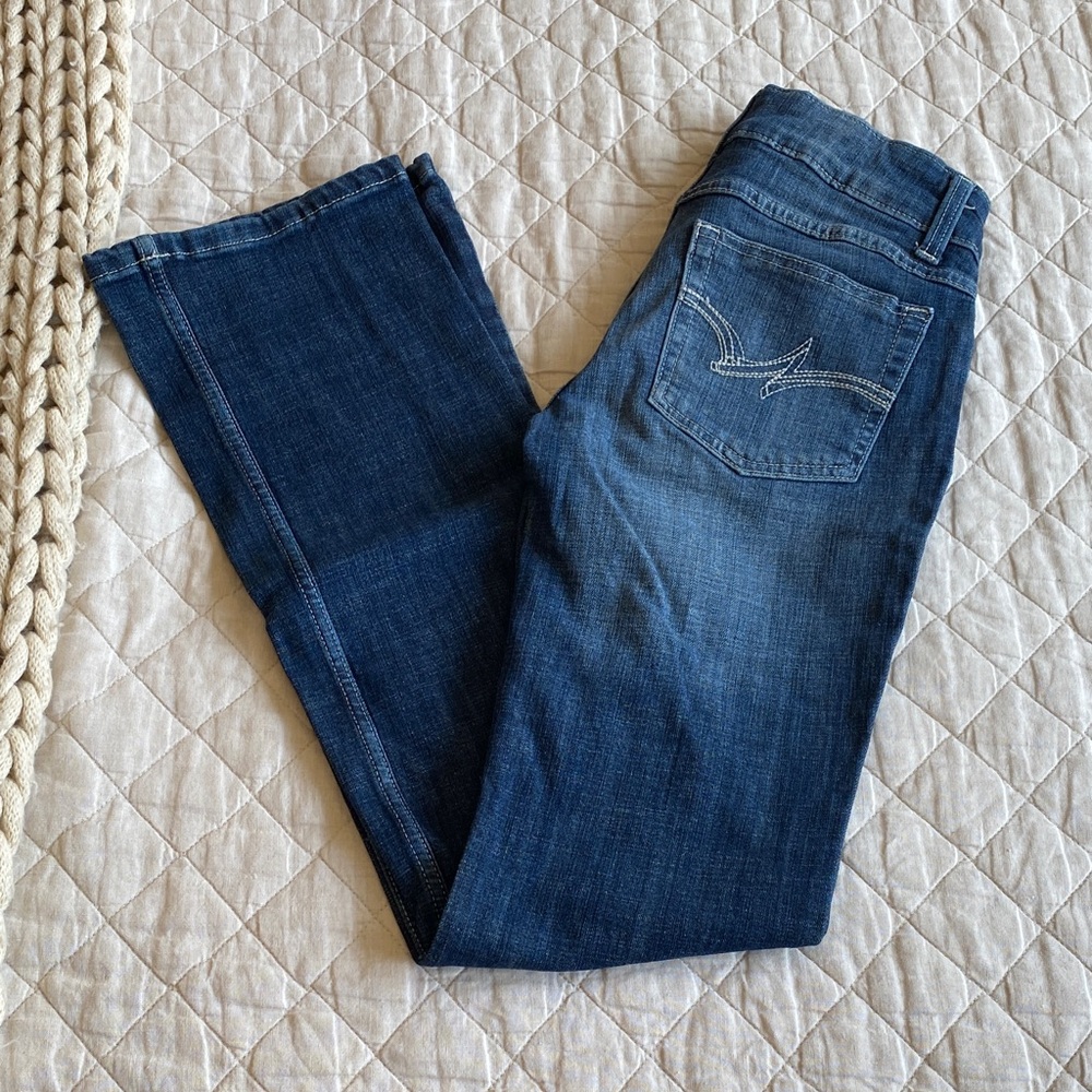 Wrangler Women's Dark Blue Boot Cut Jeans